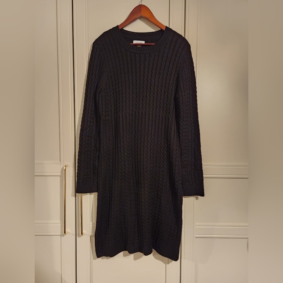CableKnitSweaterDress Size L - Picture 4 of 6